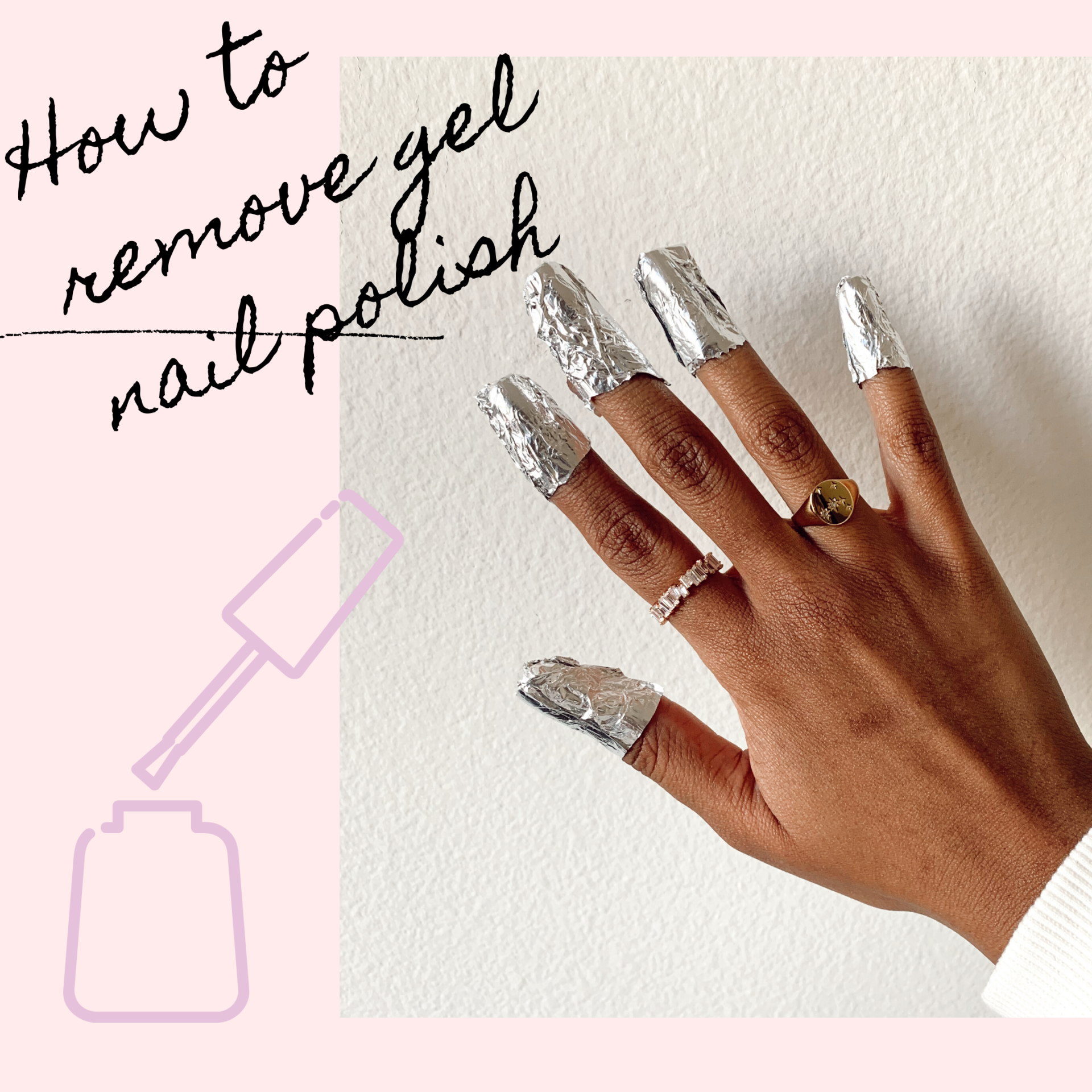 How To Remove Gel Nail Polish At Home In 3 Easy Steps Le Fab Chic