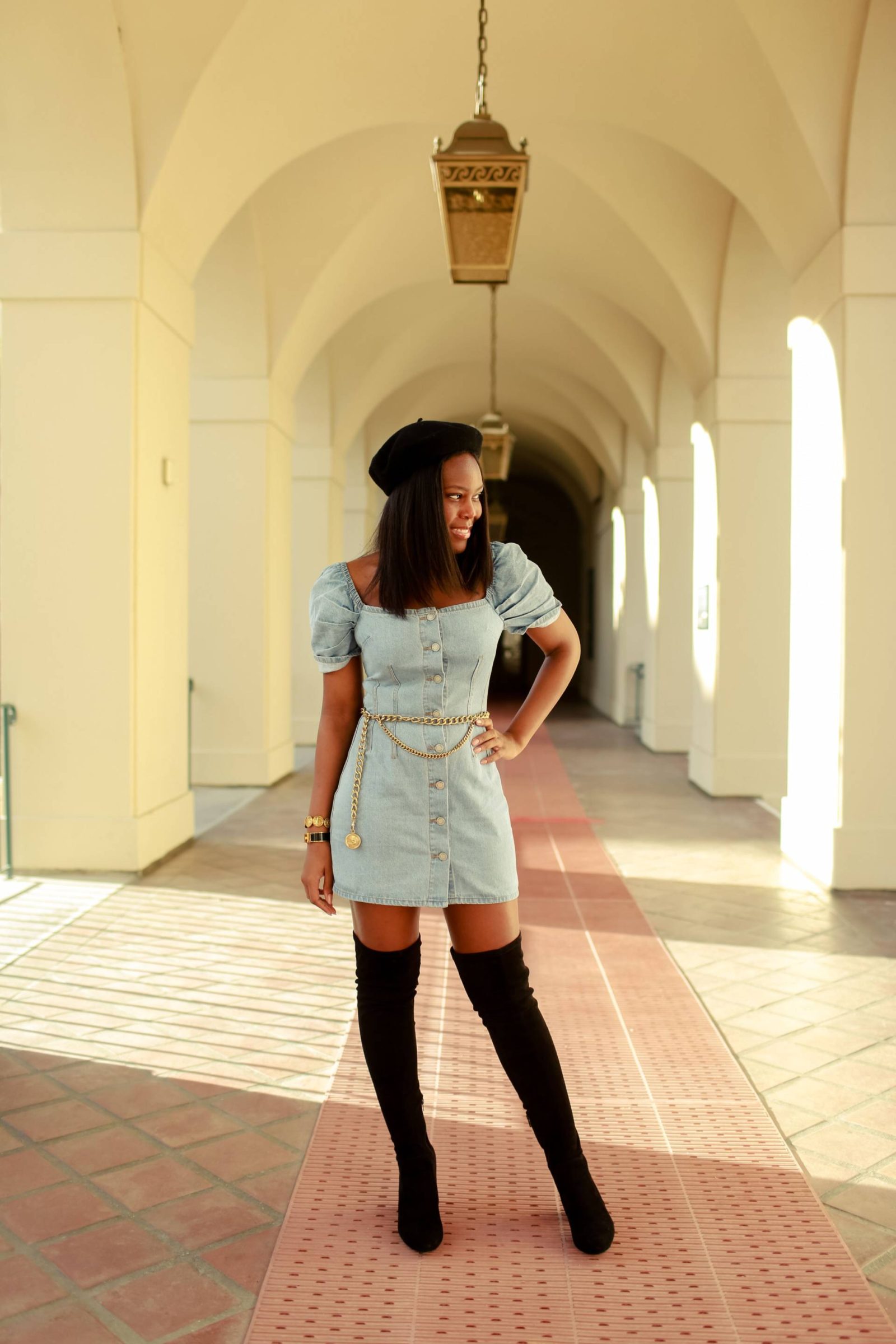 Denim Dresses for Spring Summer 2019-LeFabChic