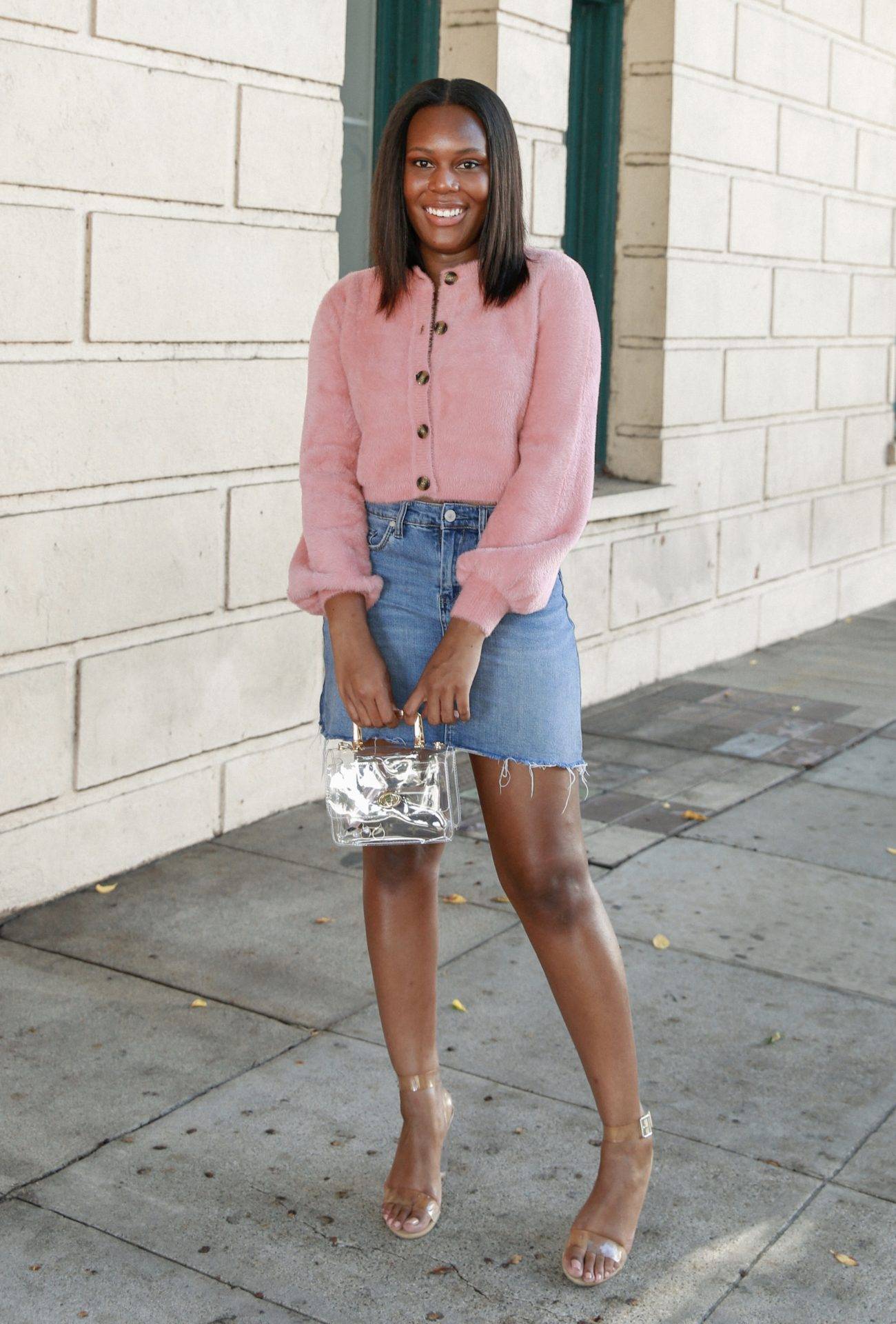 Denim skirt outfits fall 2019 sale