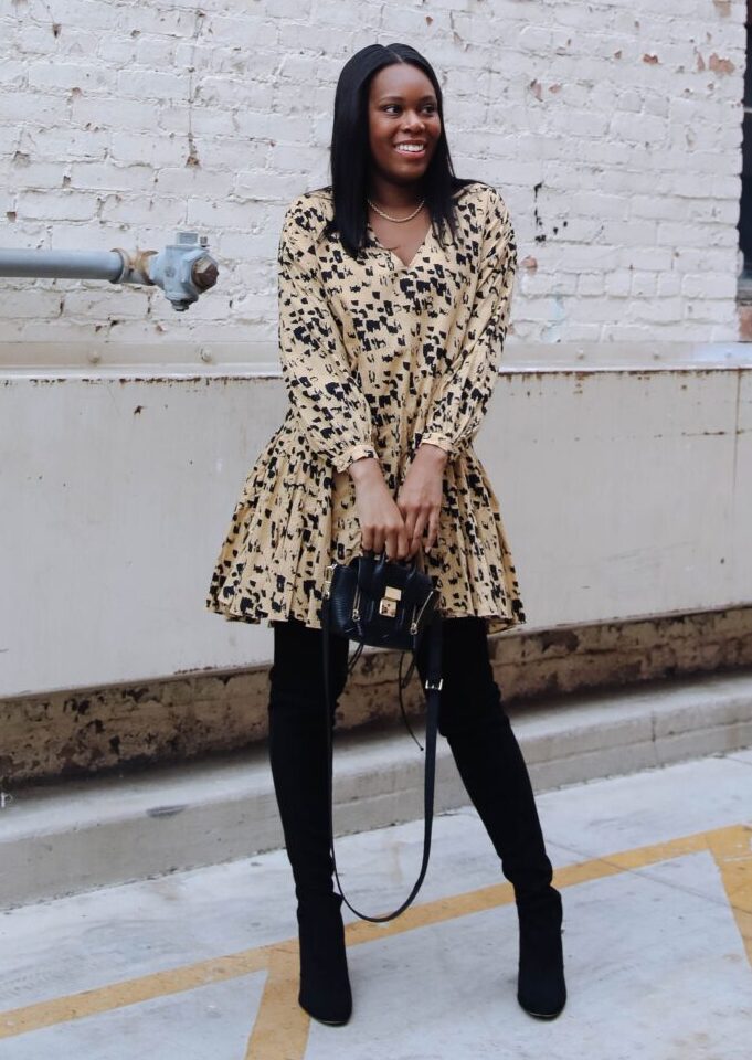 Tips on How to style an oversized dress - le fab chic